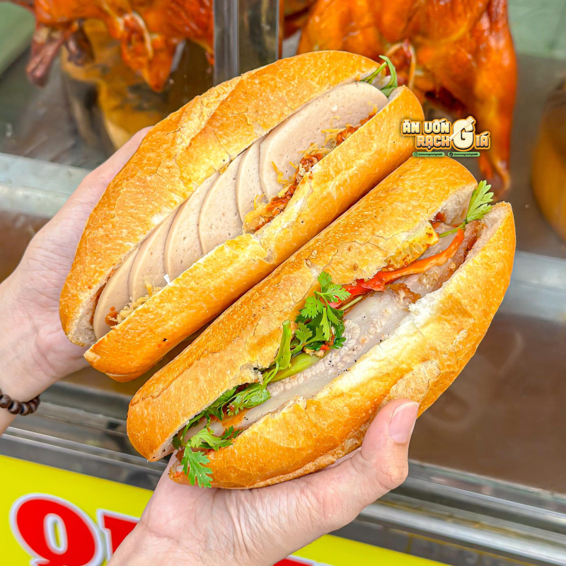 bánh mì + sôi mặn